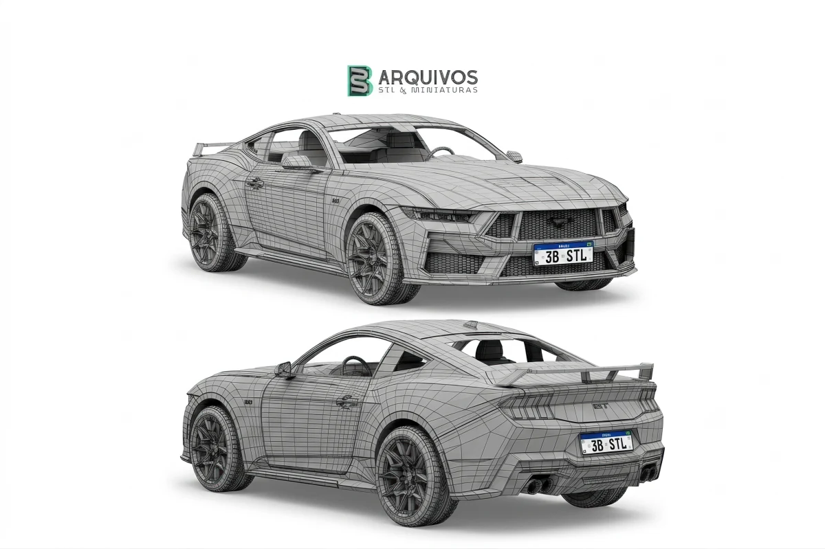Modelo 3D STL - Ford Mustang Mach-e — foto 4